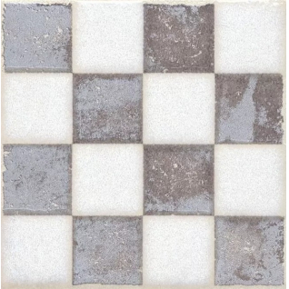 Амальфи орнамент коричневый 9,8x9,8 вставка матовый STG\A404\1266H