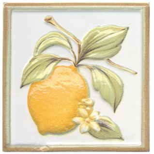 Капри Лимончики 9,8x9,8 декор глянцевый TLA003H