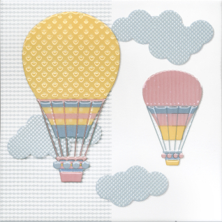 Бон Вояж "Аэростат 2" 20x20 декор комбинированный VT\A370\5009