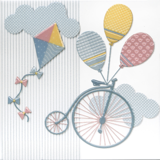 Бон Вояж "Велосипед" 20x20 декор комбинированный VT\A372\5009
