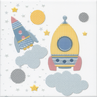 Бон Вояж "Ракета" 20x20 декор комбинированный VT\A373\5009