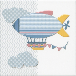 Бон Вояж "Дирижабль" 20x20 декор комбинированный VT\A374\5009