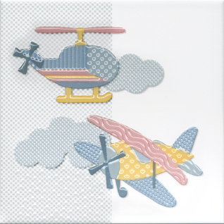 Бон Вояж "Вертолет" 20x20 декор комбинированный VT\A376\5009