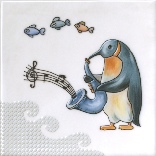 Симфония 5 20x20 декор глянцевый VT\A484\5232