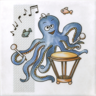 Симфония 6 20x20 декор глянцевый VT\A485\5232