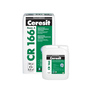 Гидроизоляция цементная CR 166 25кг+8л