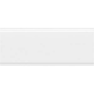 Флориан белый 12x30 бордюр матовый BDA034R