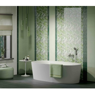 Левада зеленый 25x40 плитка глянцевый 6410