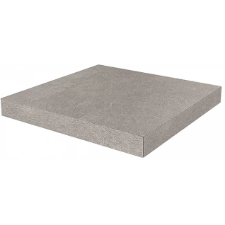 Про Стоун серый 33x33 ступень угловая клееная матовый DD600420R\GCA