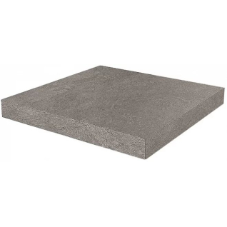 Про Стоун серый темный 33x33 ступень угловая клееная матовый DD600520R\GCA