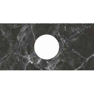 Коррер наборный черный 30x60 декор глянцевый ID160