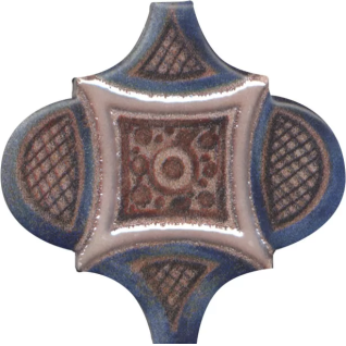 Арабески Марокко 2 10х25 панно глянцевый (из 6 частей 6,5x6,5) KMP3STA011M6X