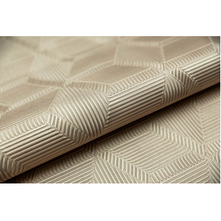 Обои виниловые Геометрия мотив бежевый, золотой KM5103