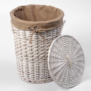 Aller WB-106-L Плетеная корзина для белья с крышкой