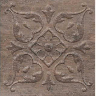 Браш Вуд коричневый темный 9,9x9,9 вставка матовый STG\C482\SG1550