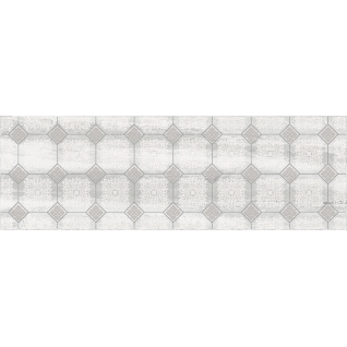 Glossy серый 20x60 декор глянцевый