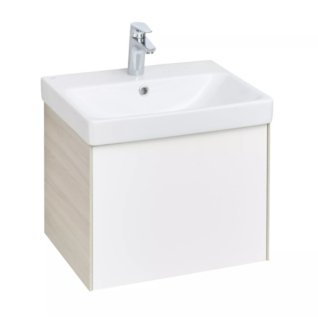 Тумба-умывальник Асти 55 Белый/Ясень Шимо