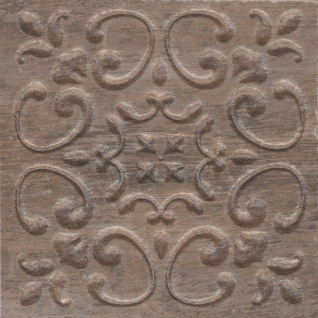 Браш Вуд коричневый темный 9,9x9,9 вставка матовый STG\C481\SG1550