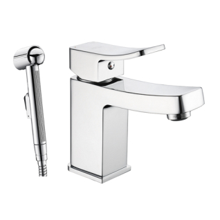 Aller 1068 Смеситель для умывальника с гигиенической лейкой