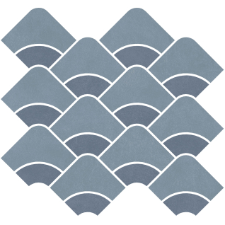 Таделакт наборный синий светлый, синий 28x30 декор матовый KMD2HID011BR