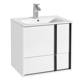 Тумба подвесная Ривьера 60 белая под умывальник Victoria-N