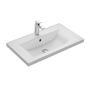 Умывальник Айрис 100 на тумбу белый