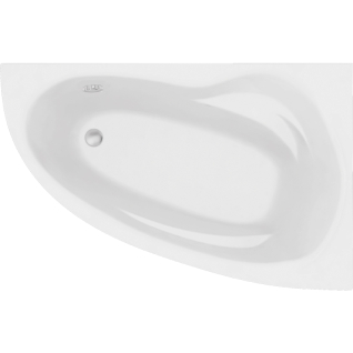 Emilia ванна акриловая правая 140х90 с ножками