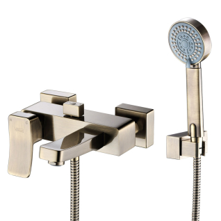 Смеситель для ванны и душа Exter 1601 с коротким  изливом