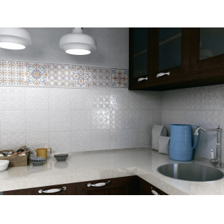 Суррей белый 20x20 плитка глянцевый 5226