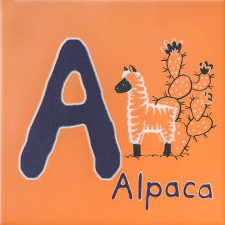 Зоопарк "A" 20x20 декор матовый OS\A228\5187