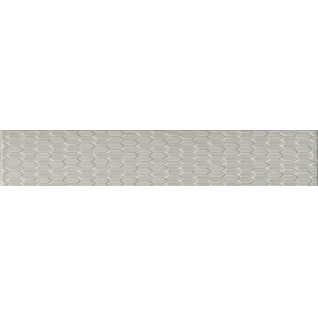 Левада серый светлый 7x40 бордюр глянцевый LSB002