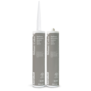 Герметик силиконовый KeraKoll Silmat Color матовый КК68 Агатовый серый 290 мл