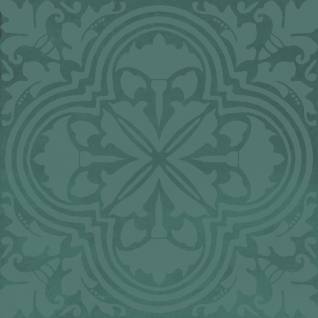 Фес зеленый темный 15x15 декор глянцевый KMD3STA003BN