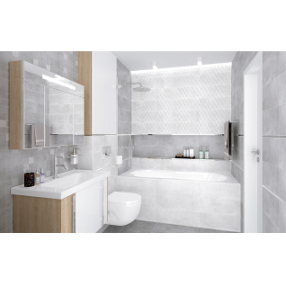 Sharp серый 20x60 декор матовый