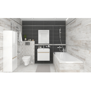 Sweep белый 20x60 мозаика матовый