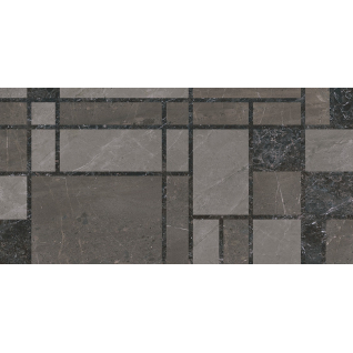 Марсель микс темный 60x119,5 декор глянцевый KMD3STA130BR