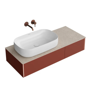 Тумба подвесная Magica 120,  венецианский красный