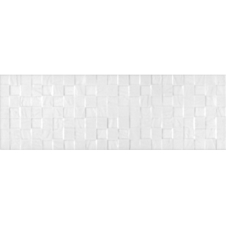 Бьянка мозаичный белый 20x60 плитка матовый 60167