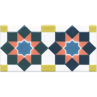 Алькасар 7,4x15 декор глянцевый HGD\A327\16000