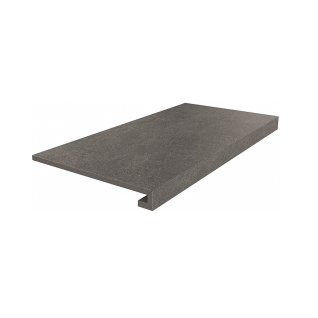 Про Стоун антрацит 33x60 ступень фронтальная клееная матовый DD600620R\GCF