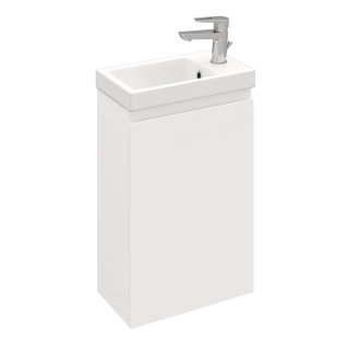 Тумба подвесная Optimum 40 R под умывальник Como/Moduo 40, белый глянец