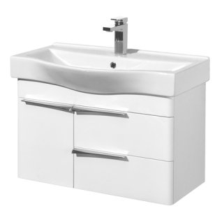 Тумба подвесная Беверли 80 с умывальником Беверли