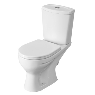 Унитаз-компакт Ультра (косой вып., ниж.под., антивсплеск, однореж. арм. 6 л, п/пропил.сид) белый, 1с 1P4013S0000BF