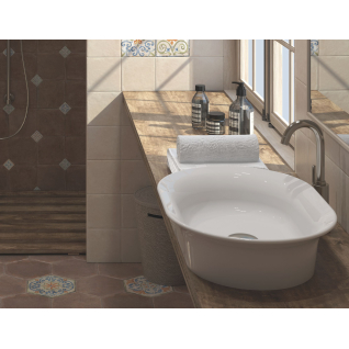 Умывальник Canaletto 65х40 накладной белый