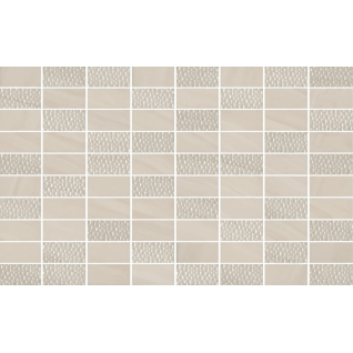 Сияние мозаичный бежевый 25x40 декор глянцевый MM6378