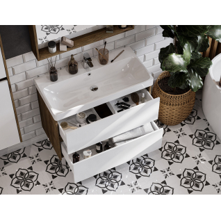 Умывальник Адриана 55 на тумбу белый