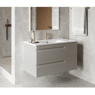 Умывальник Su 45х100 подвесной белый