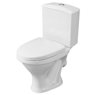 Унитаз-компакт Вест (косой вып., ниж.под., однореж. арм. 6 л, п/пропил.сид) белый, 1с 1P2018S0000BF