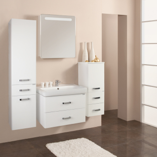 Тумба подвесная Америна 60 белая под умывальник Тигода