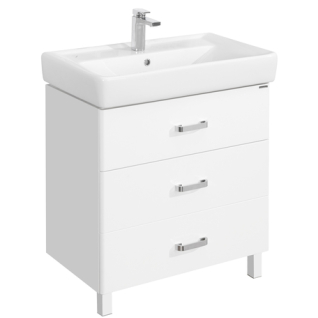 Тумба напольная Америна 60 М белая под умывальник Тигода